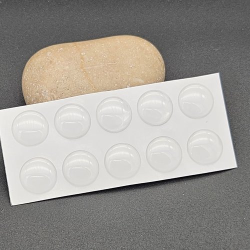 10 cabochons autocollants 12mm pour créations avec cabochons