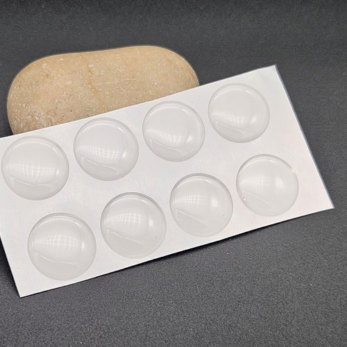 10 cabochons autocollants 16mm pour créations avec cabochons