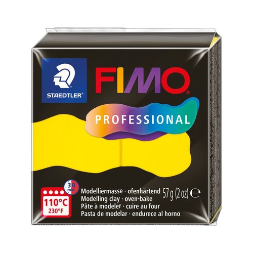 Pâte fimo professional 57g - jaune n 100