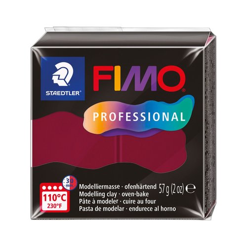 Pâte fimo professional 57g - bordeaux n 23