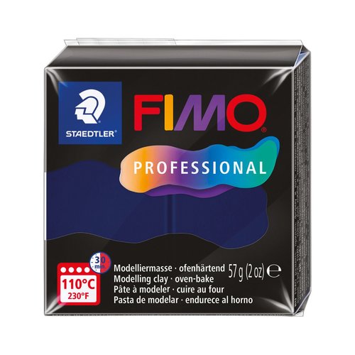 Pâte fimo professional 57g - bleu marine n 34