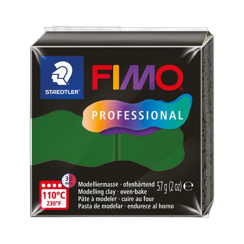 Pâte fimo professional 57g - vert feuille n 57