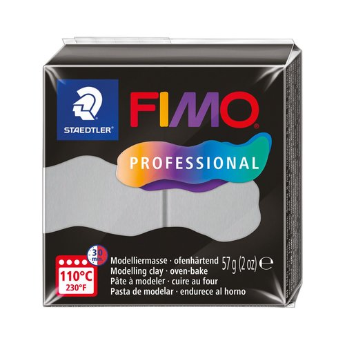 Pâte fimo professional 57g - gris dauphin n 80