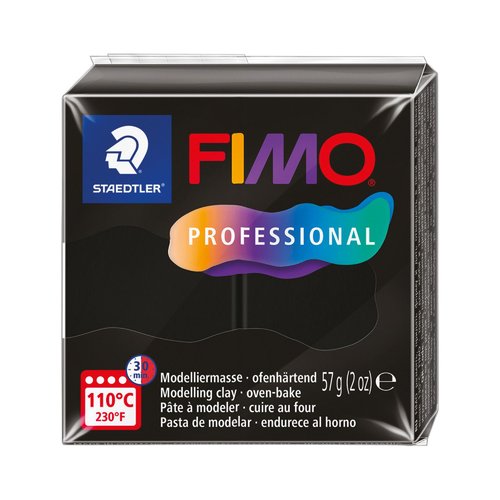 Pâte fimo professional 57g - noir n 9