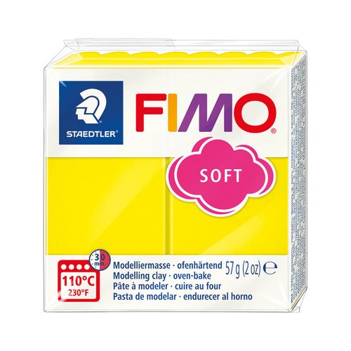 Pâte fimo soft 57g - citron n 10