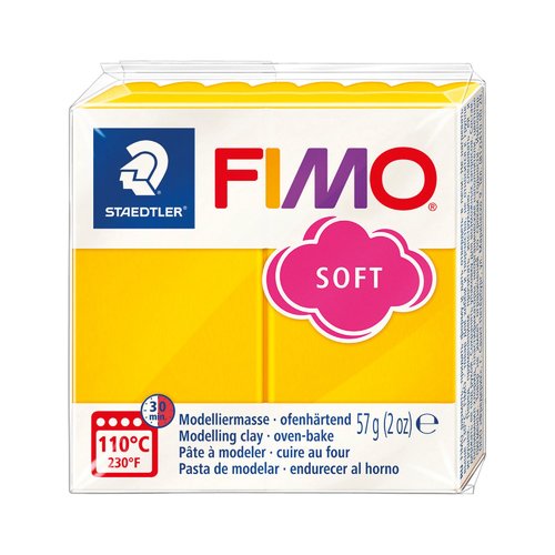 Pâte fimo soft 57g - tournesol n 16