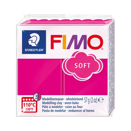 Pâte fimo soft 57g - framboise n 22