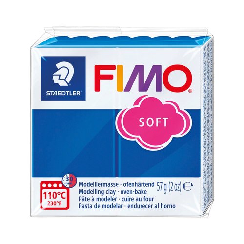 Pâte fimo soft 57g - bleu pacifique n 37