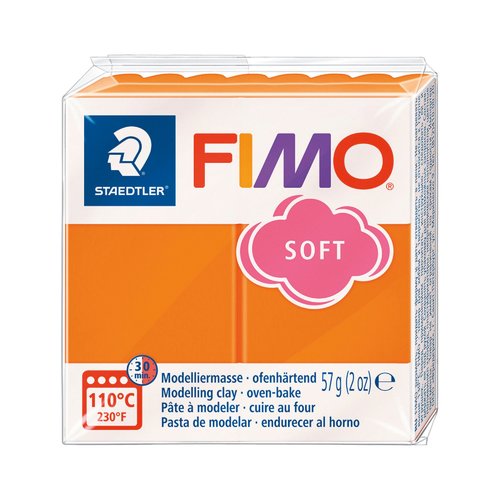 Pâte fimo soft 57g - mandarine n 42