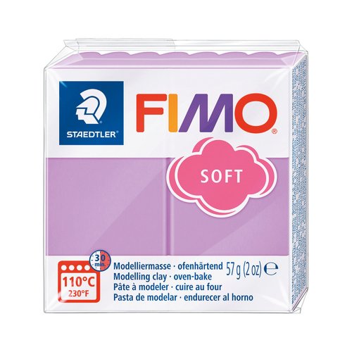 Pâte fimo soft 57g - lavande n 62