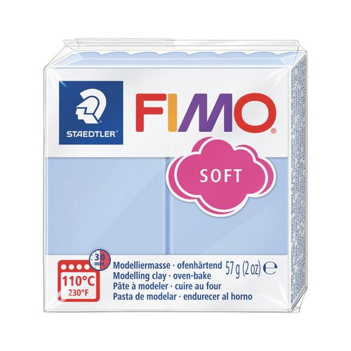 Pâte fimo soft 57g - bleu sérénité n t31