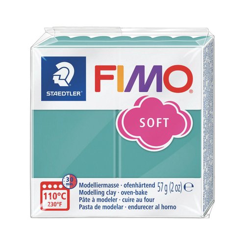 Pâte fimo soft 57g - vague marine n t36