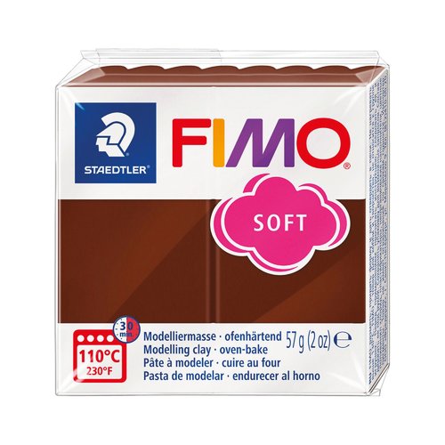 Pâte fimo soft 57g - chocolat n 75