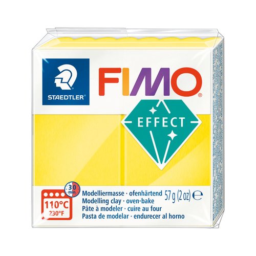 Pâte fimo effect néon 57g - jaune n 101