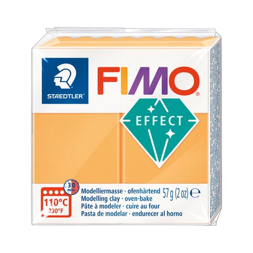 Pâte fimo effect néon 57g - orange n 401