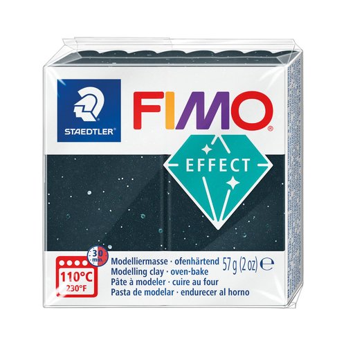 Pâte fimo effect pierre 57g - granit noir n 903