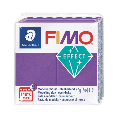 Pâte fimo effect métal 57g - lilas n 61