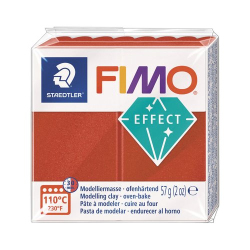 Pâte fimo effect métal 57g - cuivre n 27