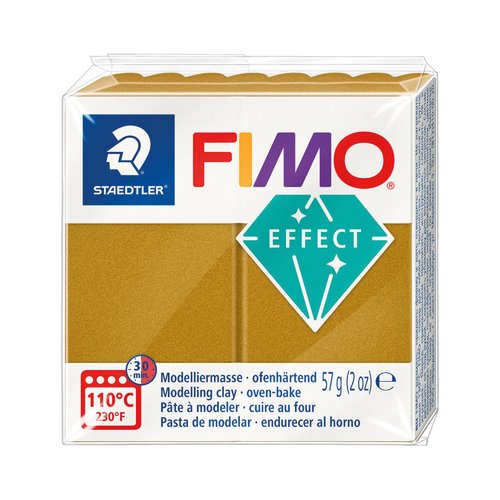 Pâte fimo effect métal 57g - or n 11