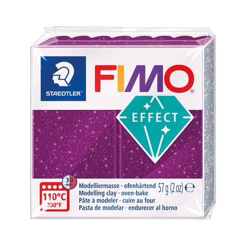 Pâte fimo effect galaxy 57g - violet n 602