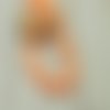 290 perles heishi orange néon 6mm
