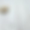 10 tours de cou couleur blanc acier inoxydable