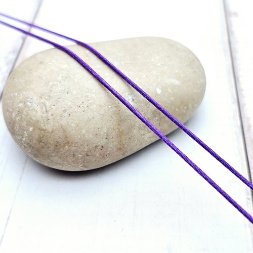 Fil élastique violet 1mm – 22 mètres