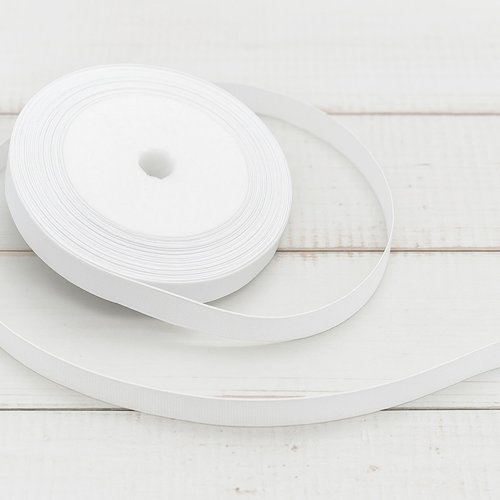 Ruban satin blanc 22 mètres – largeur 10 mm