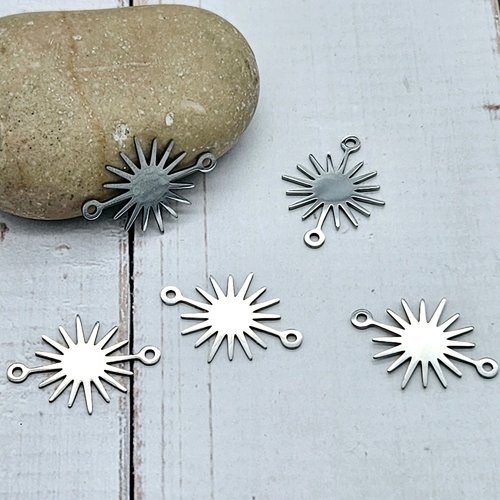 10 connecteurs soleil acier inoxydable