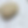 10 breloques croissant de lune acier inoxydable
