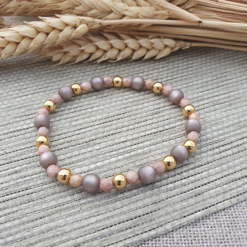 Bracelet élastique en perles