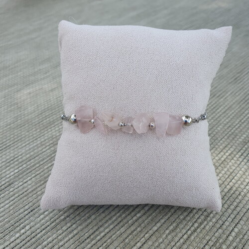 Bracelet en chips de quartz