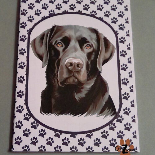 Carnet de note - chien -  labrador