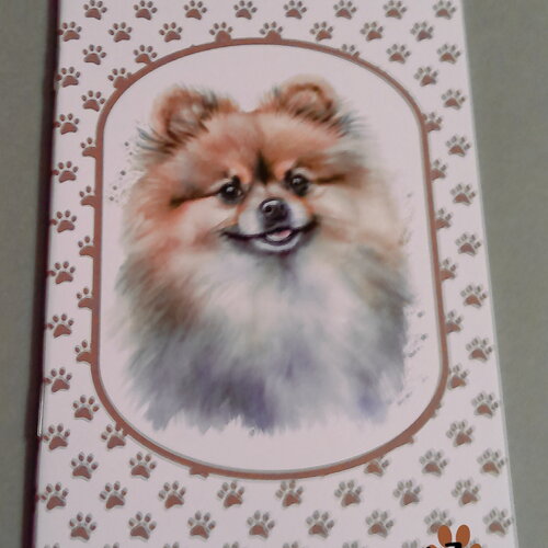Carnet de note - chien - spitz allemand