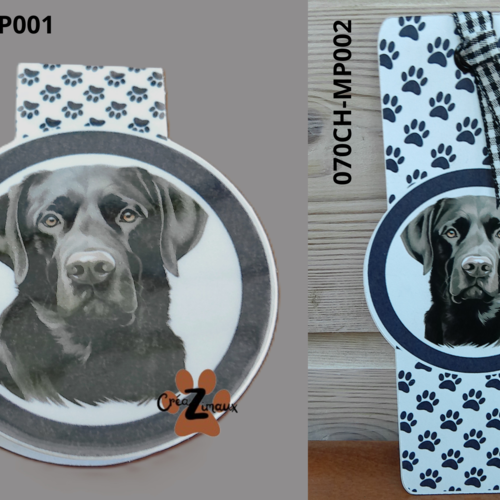 Marque page standard ou magnétique - chien - labrador