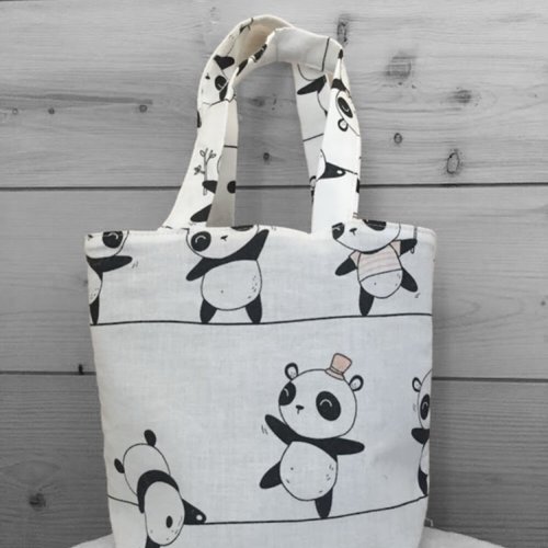 Mini tote bag enfant 18x15 cm panda (17)
