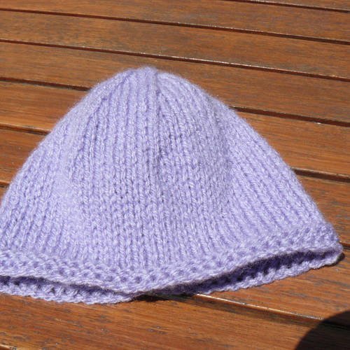 Bonnet Bebe Mauve Taille 0 3 Mois Un Grand Marche