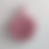 Tawashi  – éponge   - lavette  au crochet (forme plate) rose