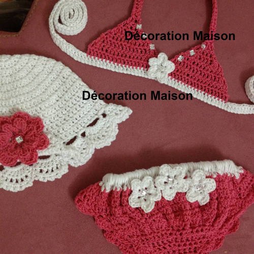 Robe Bebe Fille Licorne En Crochet Fait Main Un Grand Marche