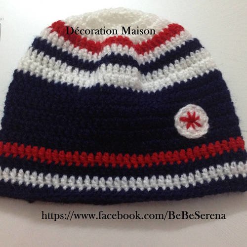 Bonnet Au Crochet Garcon Style Marin Un Grand Marche Bonnet Au Crochet Garcon Style Marin Un Grand Marche