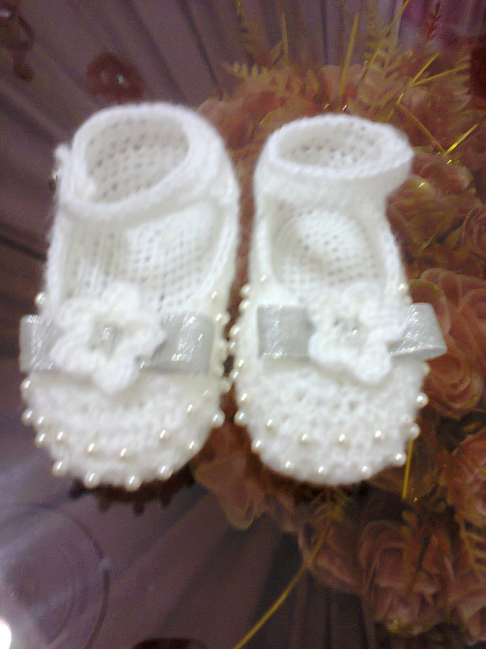 Chaussure Bebe Crochet Habille Perle Un Grand Marche