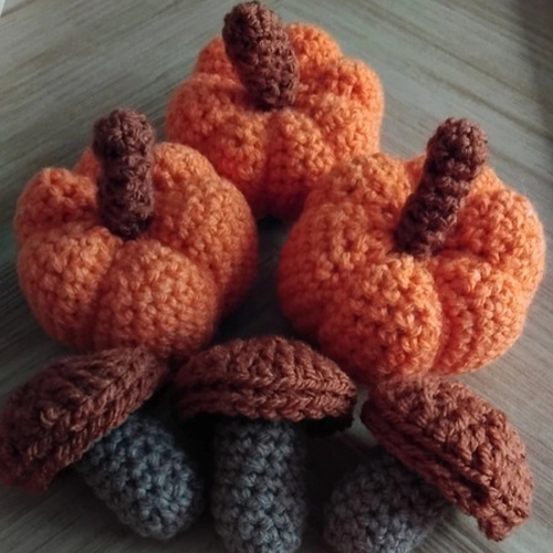 Dinette automne crochet