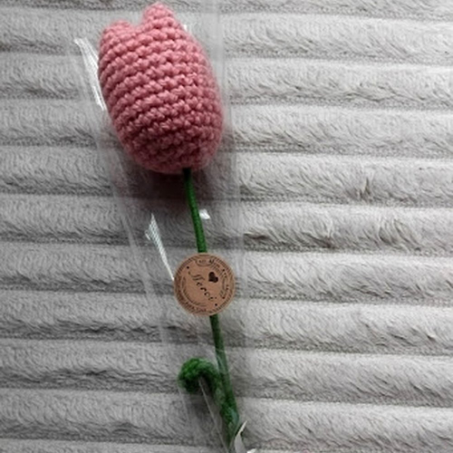 Tulipe au crochet fleur artificielle, tulipe fait main au crochet