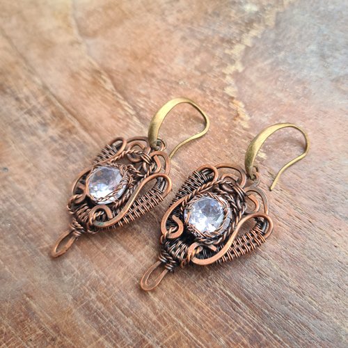 Boucles d’oreilles « éclat d’alchimie »