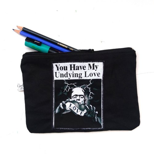 Trousse amoureux gothique noir cinéma love