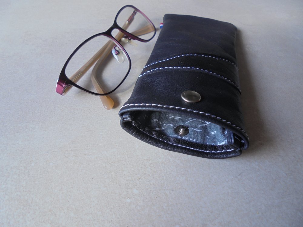 Hifot Lot De 3 étuis à Lunettes En Cuir Souple Et Portable Avec