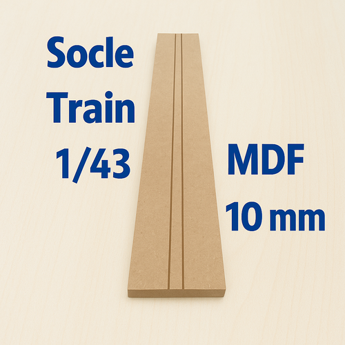 Tablette de rangement pour train 1/43 ème longueur 70cm
