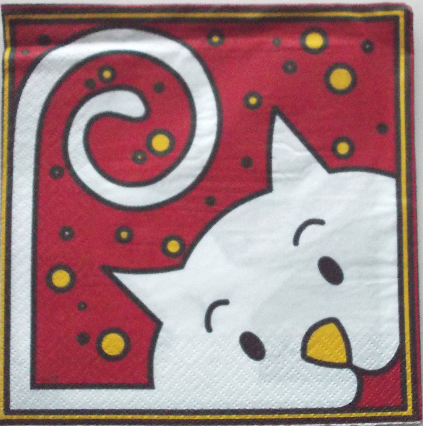 Loisirs Creatifs 122 Chat Qui Fait Sa Toilette Ref Serviettes Papier Jumpownia Pl