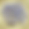 20pcs mat pourpre violet agité plat rond de disque un trou de verre tchèque perles de rondelle de 8m sku-30079