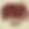 50pcs opaque rouge bordeaux verre tchèque perles en forme de larme halloween 6mm x 4mm sku-30128